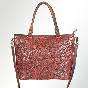 American Darling Tote Hand Tooled Genuine Leather Women Bag Western Handbag Purse